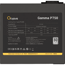 Блок питания Ocypus Gamma P750 BK 750W (Gamma-P750-W1HDBK024X-EU)