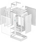 Корпус DeepCool CH170 Plus WH miniITX без БП белый (R-CH170-WHNGM0-G)