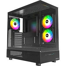 Корпус Montech XR без БП ATX черный (XR BL)
