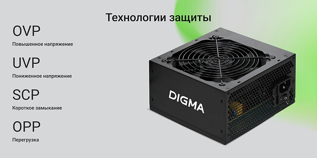 Блок питания Digma ATX 550W White (DPSU-550W-WH)