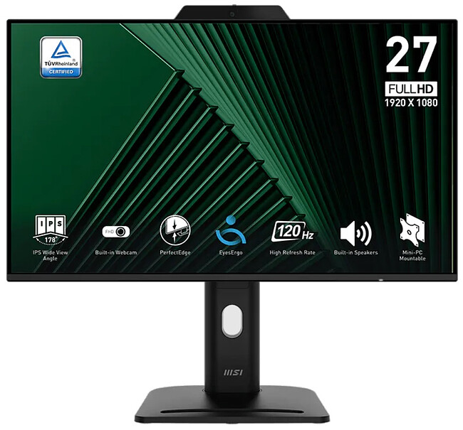 Монитор MSI Pro MP272PMG Black (9S6-3PD99T-004)