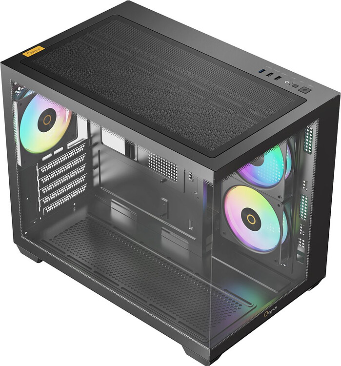 Корпус Ocypus Gamma C54 BK ARGB без БП черный (Gamma-C54-BKD300XX-GL)