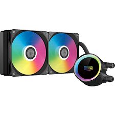 Система жидкостного охлаждения для процессора PCCooler DA240 V2 ARGB BK черный (DA240V2-BKAWXX-GL)