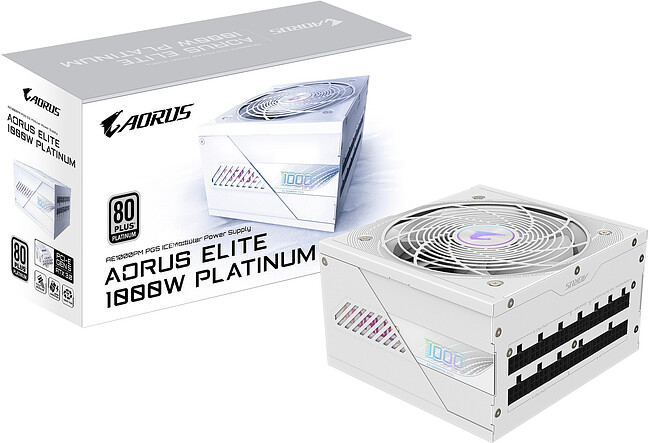 Блок питания Gigabyte Aorus Elite 1000W (GP-AE1000PM PG5 ICE)