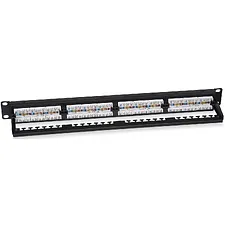 Патч-панель Cabeus PL2-24-Cat.5e-Dual