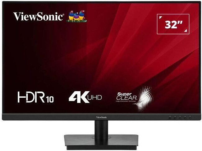 Монитор ViewSonic VA3208-4K-HD черный