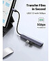 USB-хаб Ugreen CM417-20197 Space Gray (20197)