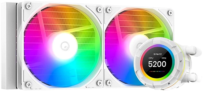 Система жидкостного охлаждения для процессора ID-Cooling SL240 XE White