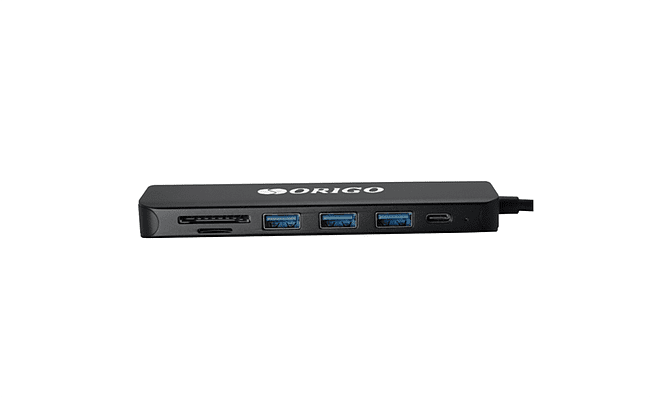 USB-хаб Origo OU3340PD черный (OU3340PD/B1)