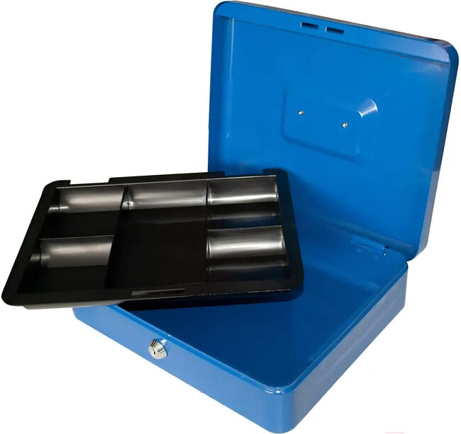 Ящик для денег Silwerhof 90x300x240 синий