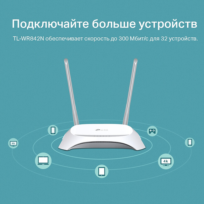 Беспроводной маршрутизатор TP-Link TL-WR842N