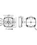 Монтажная коробка для камер видеонаблюдения Dahua DH-PFA122