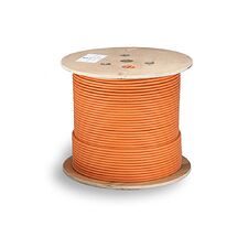 Кабель витая пара Cabeus STP-4P-CAT.6A-SOLID-IN-LSZH оранжевый