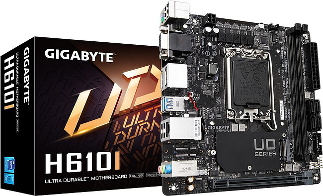 Материнская плата Gigabyte H610I DDR5 rev. 1.0