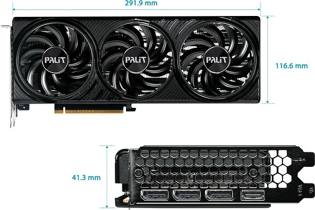 Видеокарта Palit GeForce RTX 5060 Ti Infinity 3 16GB GDDR7 (NE7506T019T1-GB2061S)