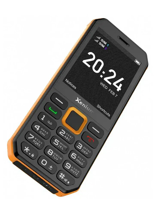 Мобильный телефон Xenium X300 черный/оранжевый (CTX300OB/00)
