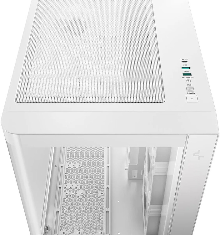 Корпус DeepCool CG530U 4F WH ATX без БП белый (R-CG530U-WHAGA4-G)