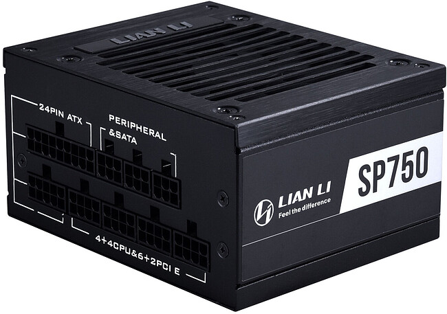 Блок питания Lian Li SP750 750W черный (G89.SP750B.00EU)