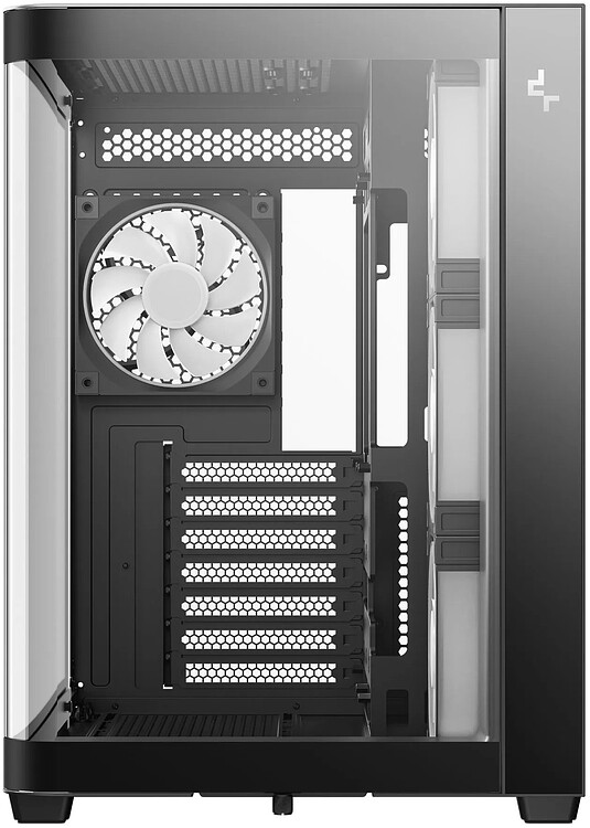 Корпус DeepCool CG530U 4F ATX без БП черный (R-CG530U-BKAGA4-G)