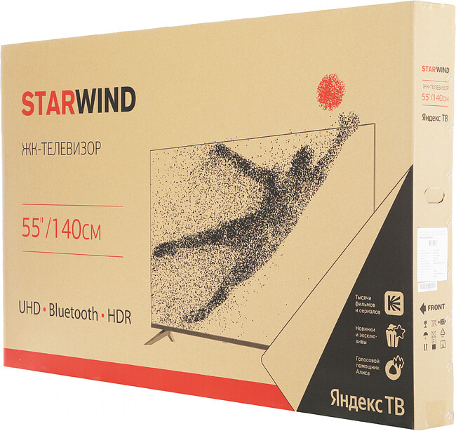 Телевизор StarWind SW-LED55UG403 черный