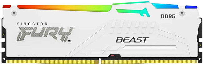 Оперативная память Kingston Fury Beast White 16GB RGB DDR5 (KF556C40BWA-16) Оперативная память Kingston Fury Beast White 16GB RGB DDR5 (KF556C40BWA-16)