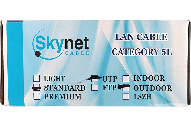 Кабель витая пара SkyNet CSL-UTP-4-CU-OUT/100