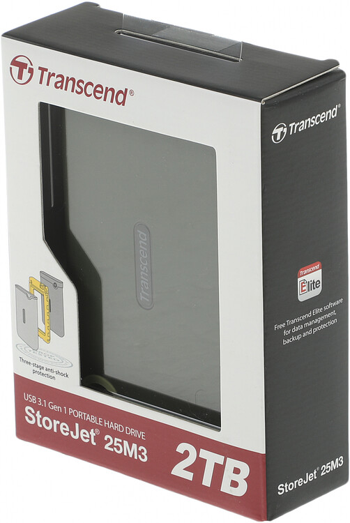 Внешний накопитель Transcend StoreJet 25M3 Slim 2TB (TS2TSJ25M3G)