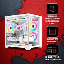 Корпус Bloody BD-CC105 белый без БП (BD-CC105-WH)