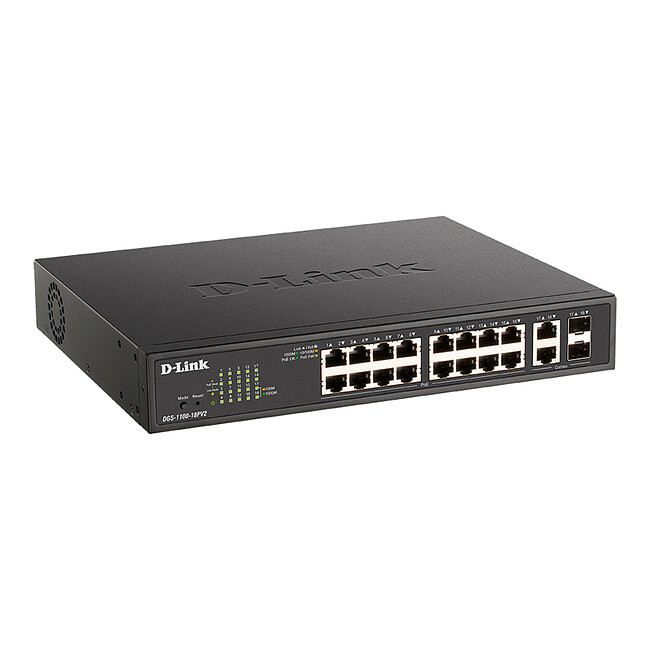 Коммутатор D-Link DGS-1100-18PV2/A3A