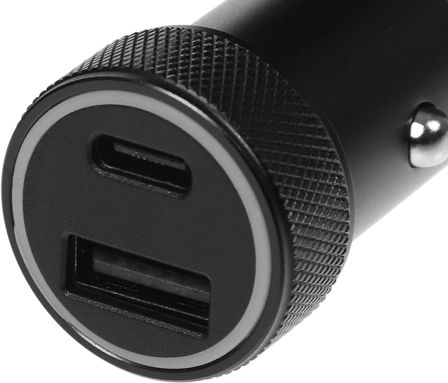 Автомобильное зарядное Wiiix UCC-4-2-15 3A USB-A/Type-C черный