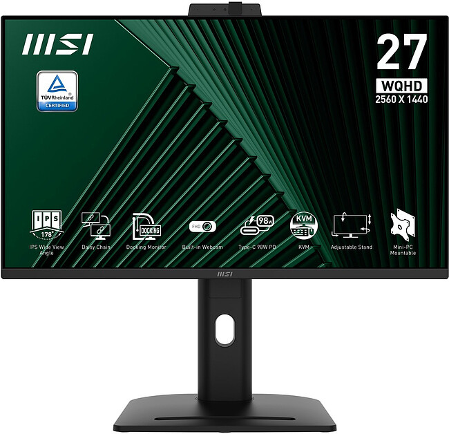 Монитор MSI Pro MP275QPDG Black (9S6-3PC8CM-005)