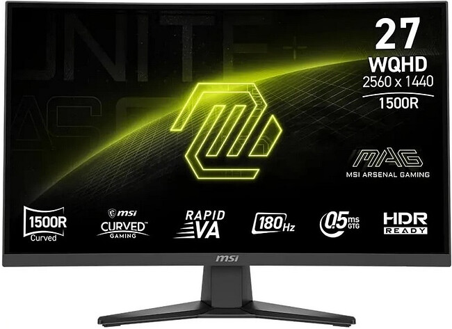 Монитор MSI Mag MAG 275CQF E18 черный (9S6-3CE91H-022)
