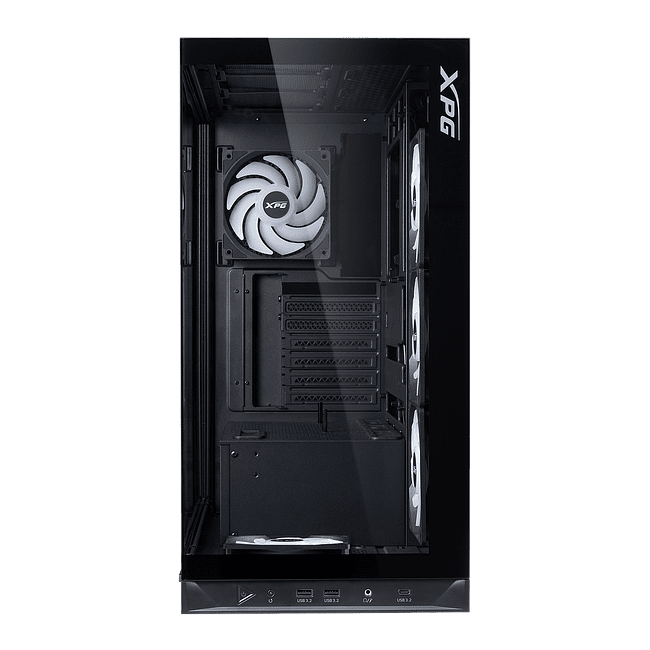 Корпус XPG Invader X BTF без БП Black (INVADERXBTFMT-BKCWW)