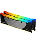 Оперативная память Kingston Fury Renegade Black 16GB DDR4 RGB XMP (KF446C19RB2AK2/16)