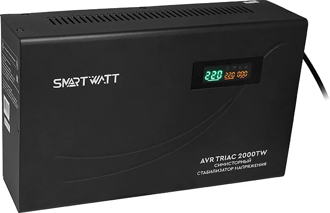 Стабилизатор напряжения Smartwatt AVR Triac 2000TW черный (4512020380003)