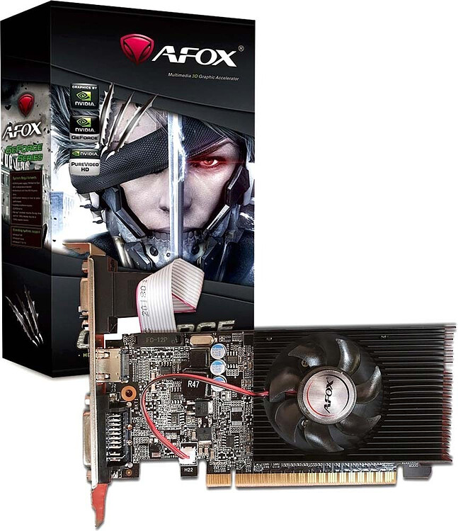 Видеокарта AFOX GeForce GT210 1 GB DDR3 (AF210-1024D3L8)