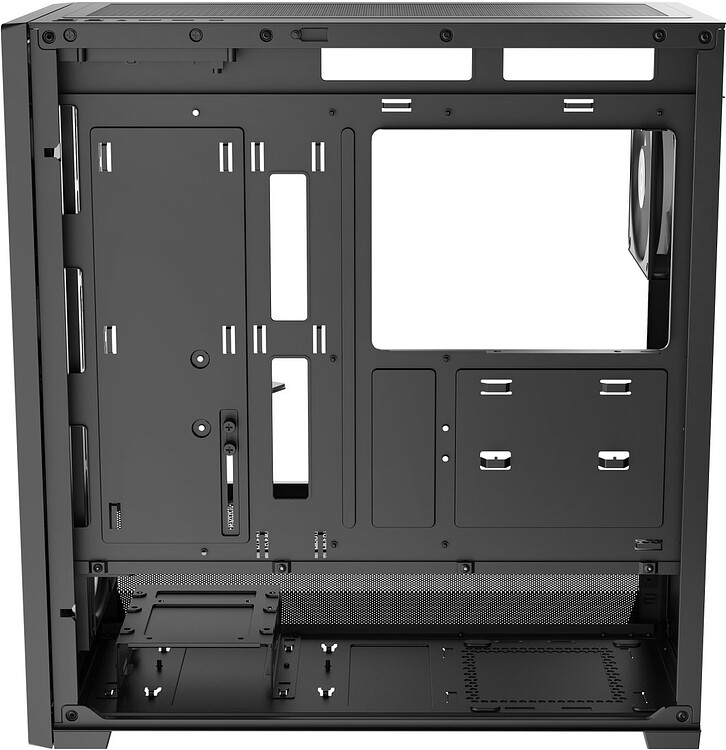 Корпус Ocypus Delta C70 BK ARGB без БП черный (Delta-C70-BKG400XX-GL)