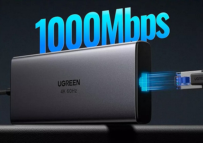 Док-станция Ugreen CM639 Space Gray (45380)
