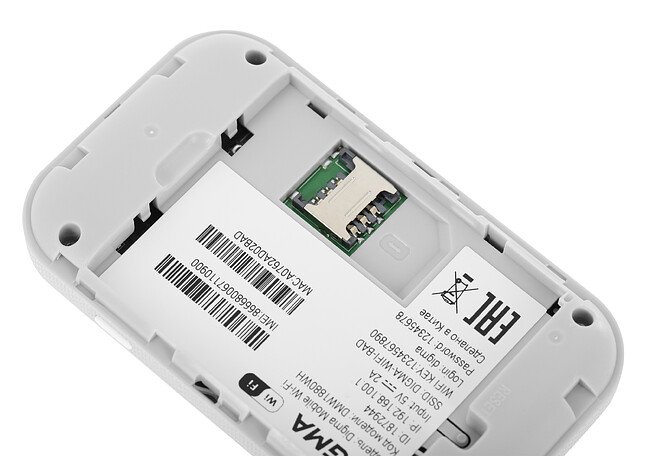 Модем Digma Mobile WiFi белый (DMW1880WH)