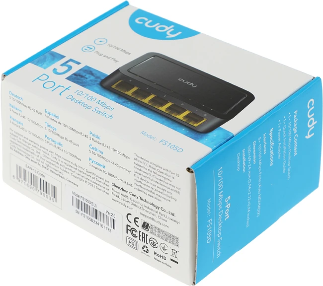 Коммутатор Cudy FS105D