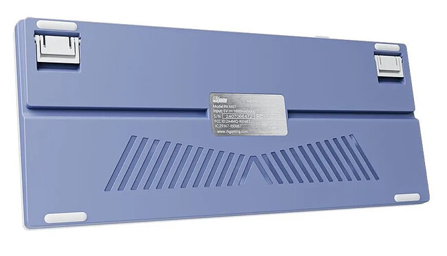 Клавиатура Royal Kludge RK M87 Cream switch/Ocean Blue