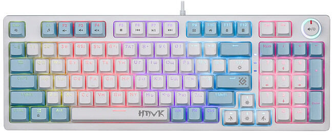 Клавиатура Defender Hawk GK-418 RU RGB (45421)