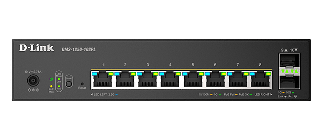 Коммутатор D-Link DMS-1250-10SPL/A1A/6KV