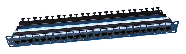 Патч-панель Hyperline PP3-19-24-8P8C-C6-110D
