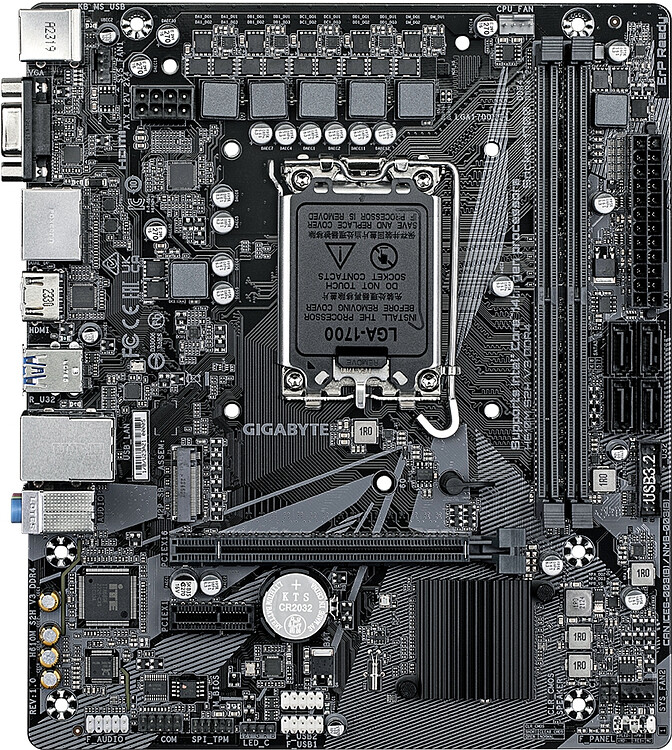Материнская плата GigaByte H610M S2H V3 DDR4 rev. 1.0