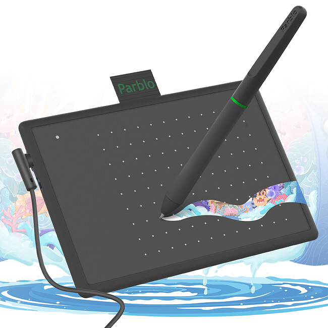 Графический планшет Parblo Ninos N4 Black