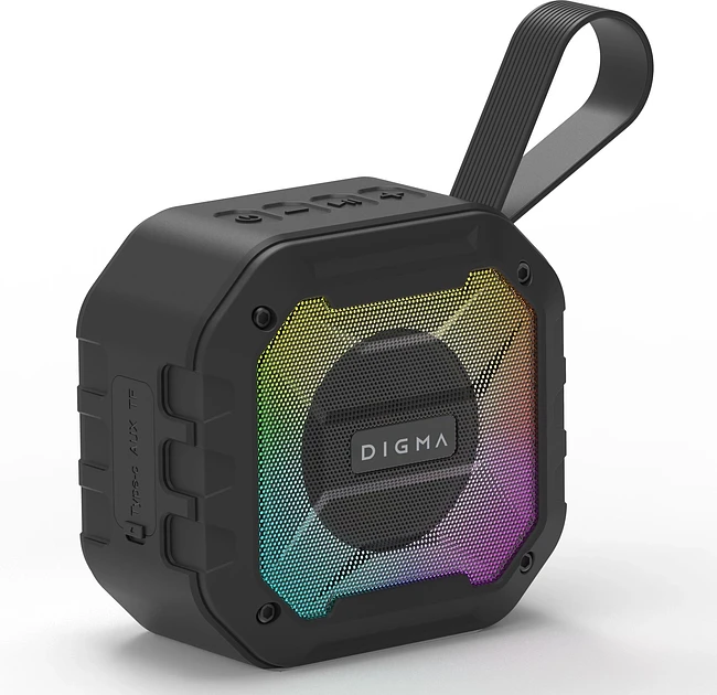Портативная колонка Digma D-PS1501 черный