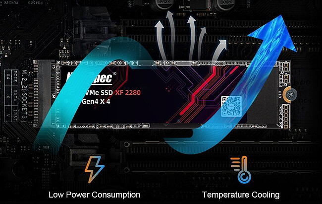 SSD диск Kingspec 512GB XF-512