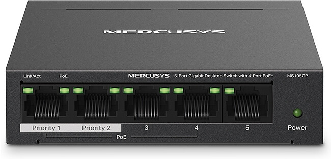Коммутатор Mercusys MS105GP Коммутатор Mercusys MS105GP