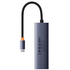 USB-хаб Baseus BS-OH108 Space Grey (B0005280A813-03)
